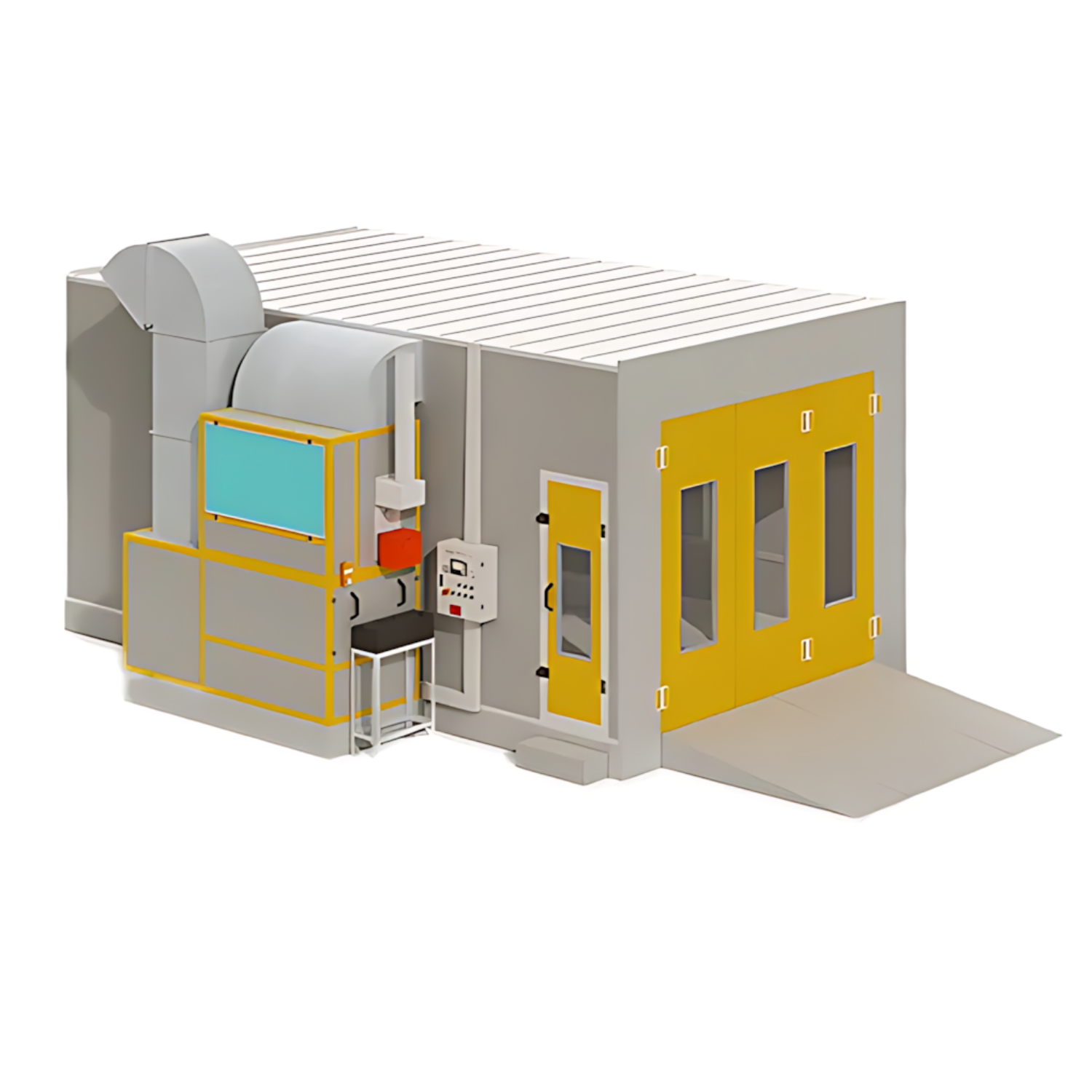 NA-D10 Diesel Automotive Paint Booth – Full-Size Car Spray Booth | CE, FCC certified