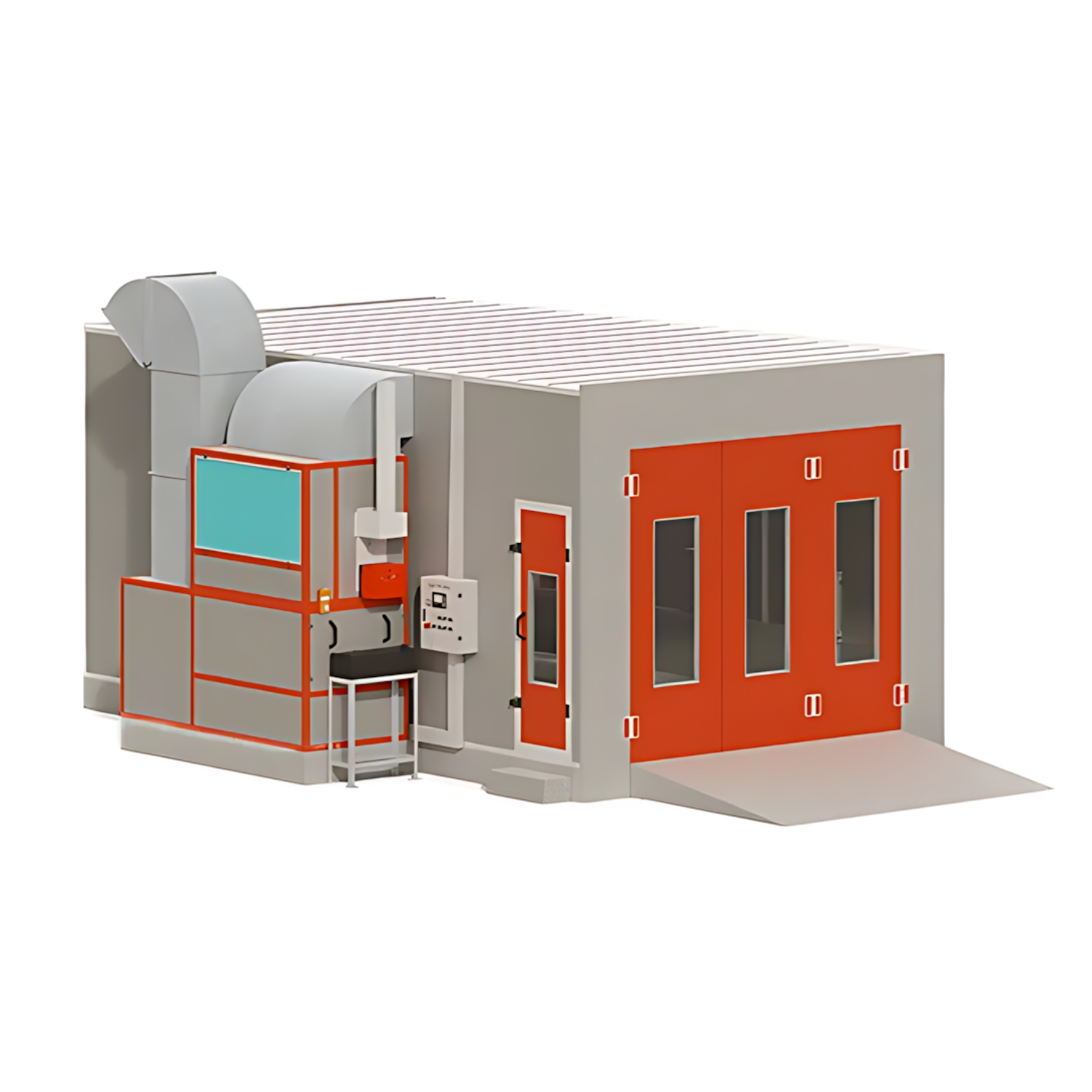 NA-D20 Diesel Automotive Paint Booth – Full-Size Car Spray Booth | CE, FCC certified