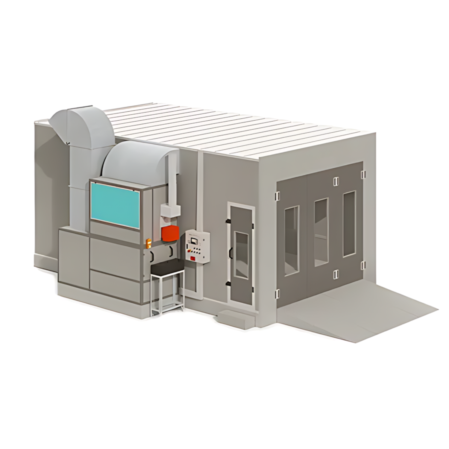 NA-E10 Electric Automotive Paint Booth – Full-Size Car Spray Booth | CE, FCC certified