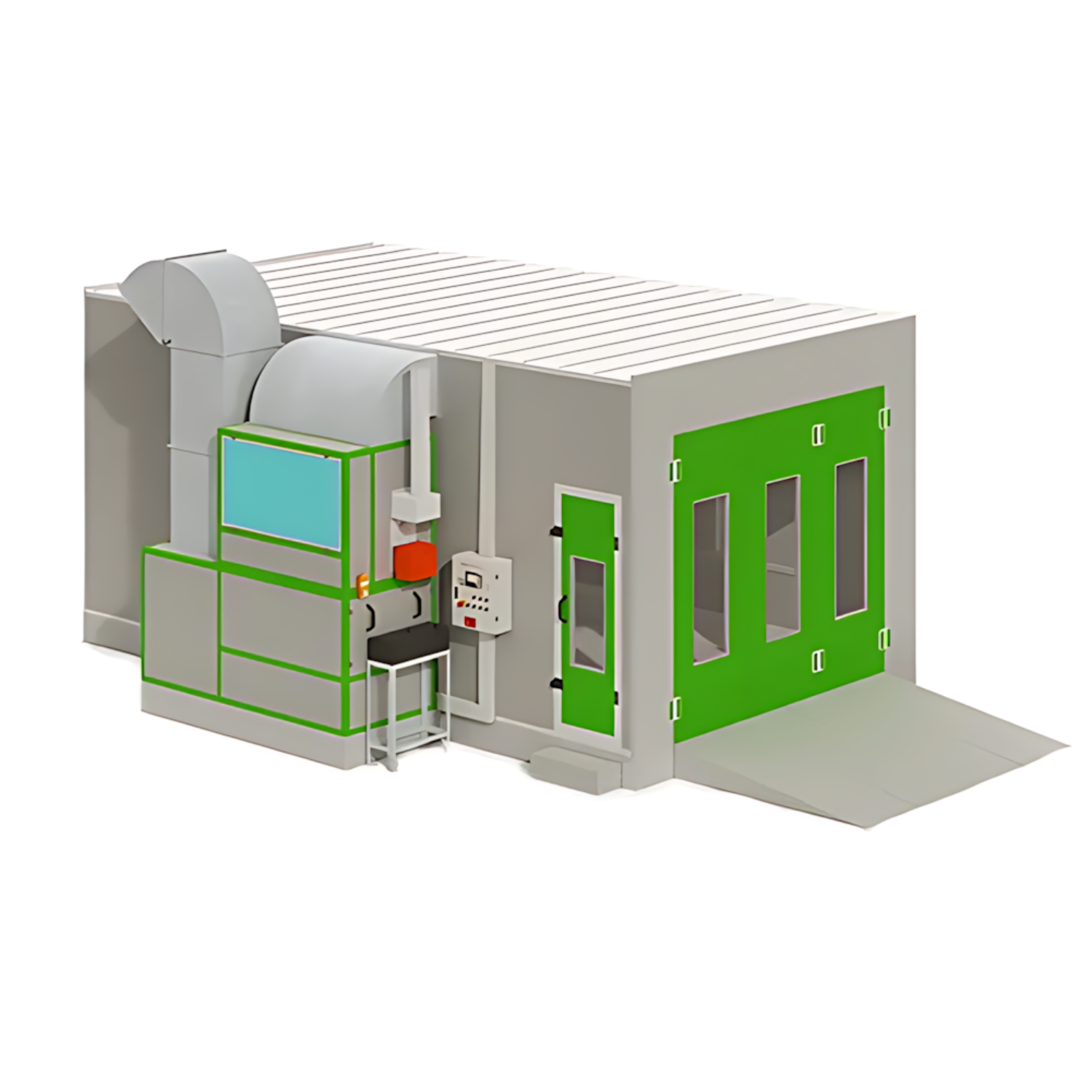 NA-E30 Electric Automotive Paint Booth – Full-Size Car Spray Booth | CE, FCC certified