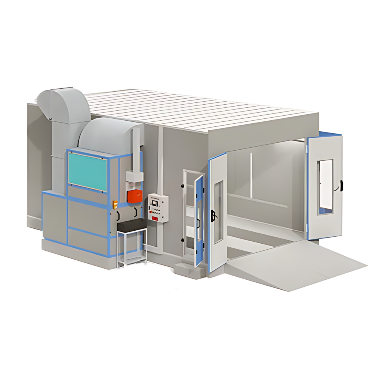 NA-E20 Electric Automotive Paint Booth – Full-Size Car Spray Booth | CE, FCC certified