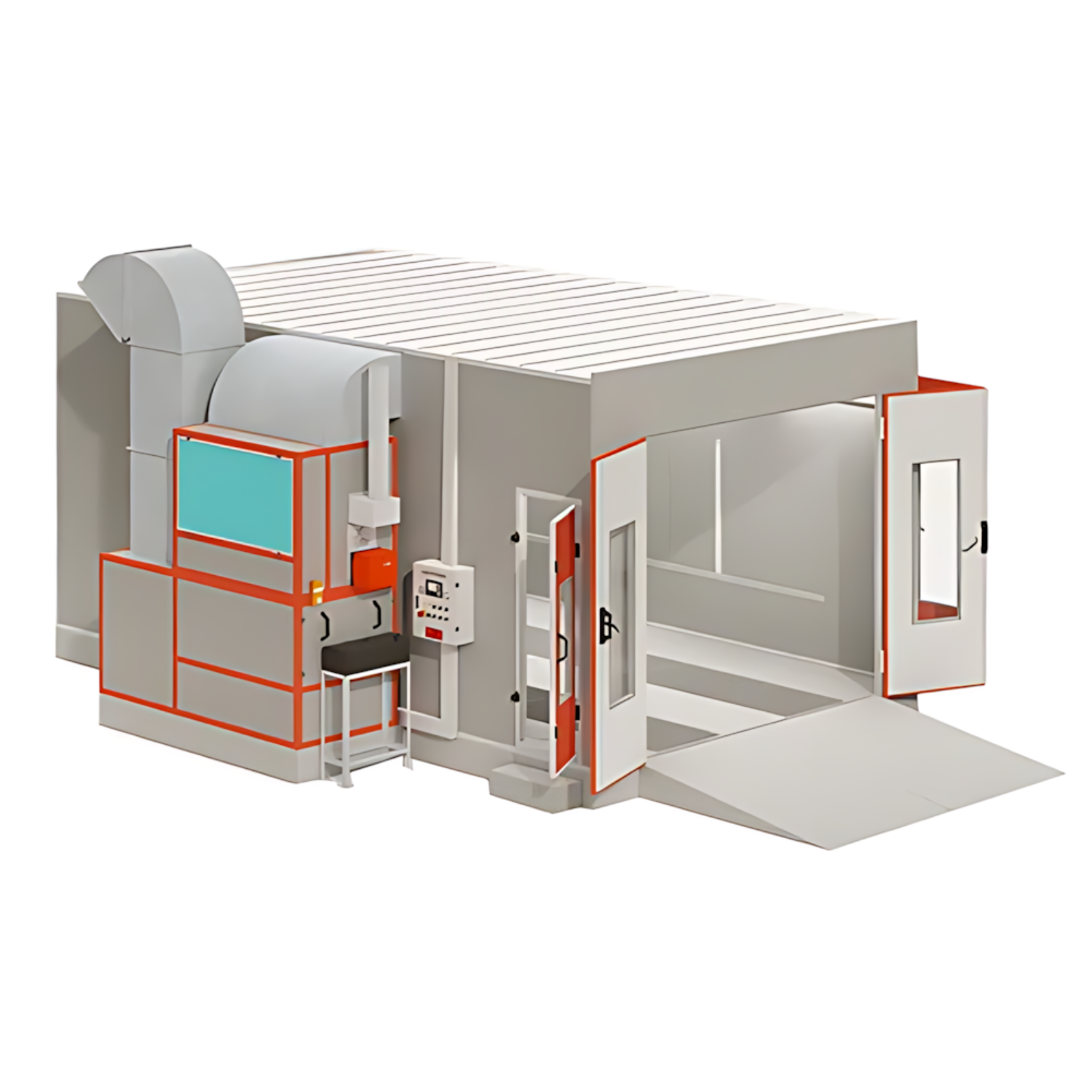 NA-D20 Diesel Automotive Paint Booth – Full-Size Car Spray Booth | CE, FCC certified