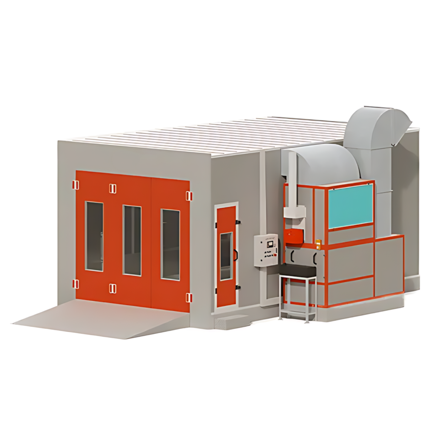 NA-D20 Diesel Automotive Paint Booth – Full-Size Car Spray Booth | CE, FCC certified