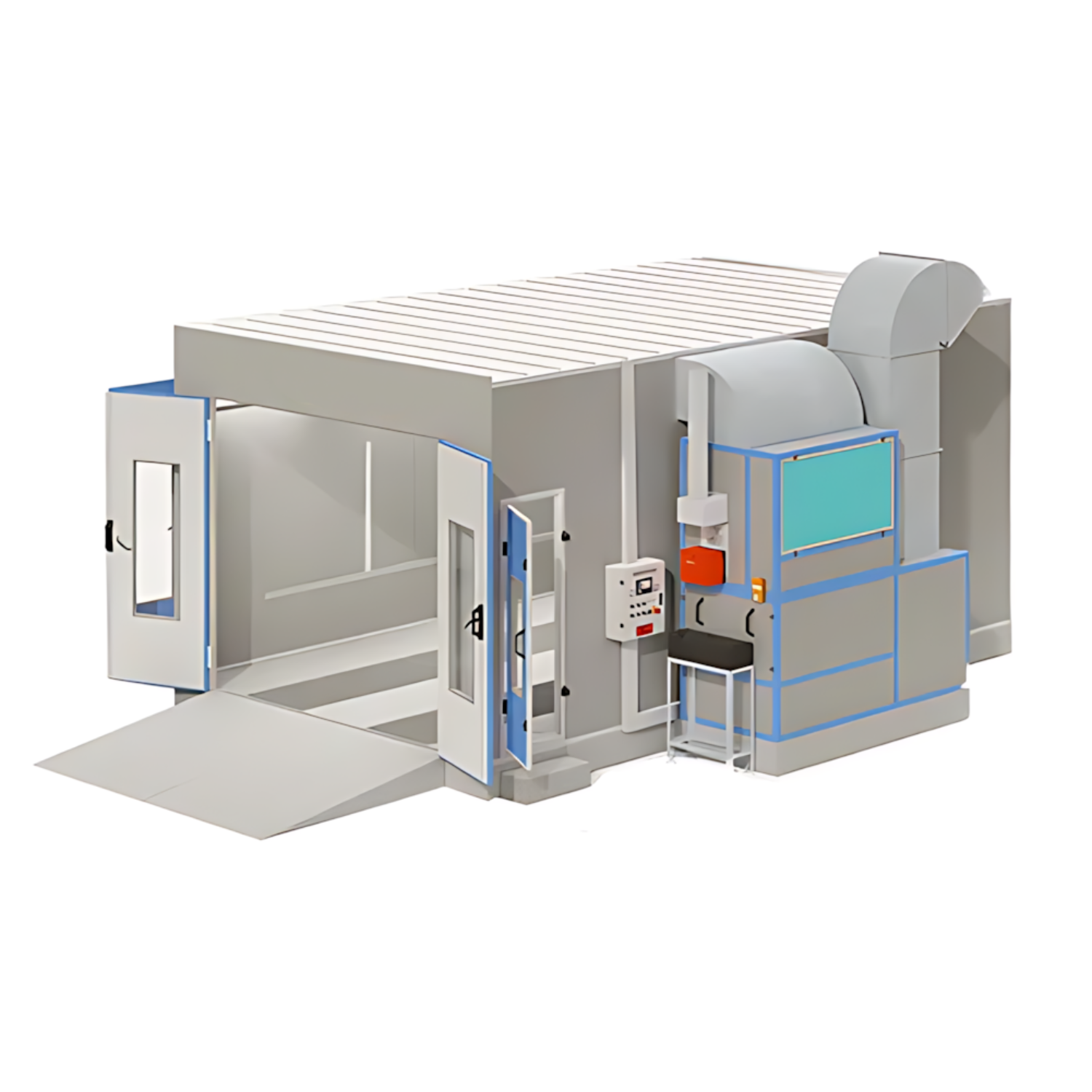 NA-E20 Electric Automotive Paint Booth – Full-Size Car Spray Booth | CE, FCC certified