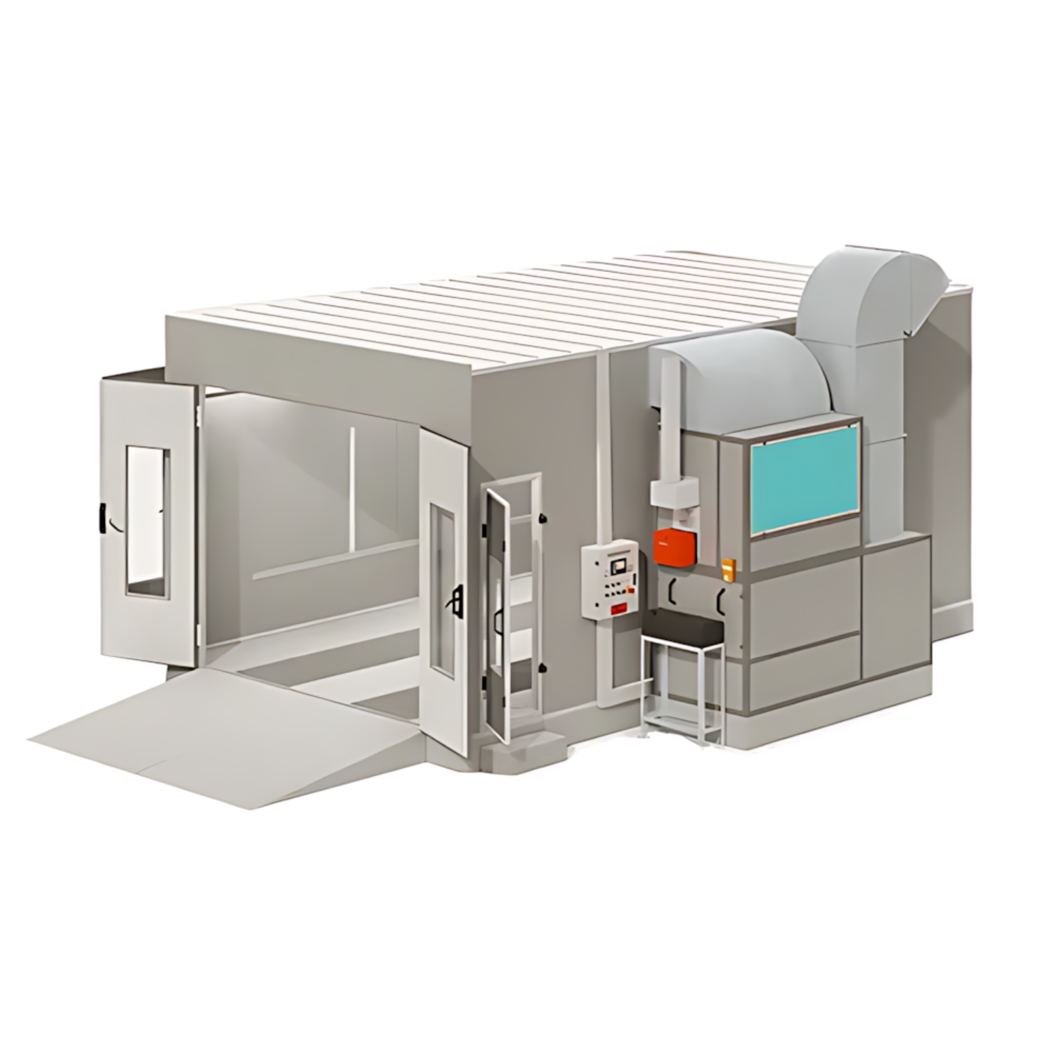 NA-E10 Electric Automotive Paint Booth – Full-Size Car Spray Booth | CE, FCC certified